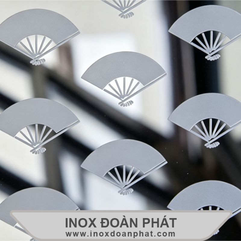 Inox hoa văn hình quạt