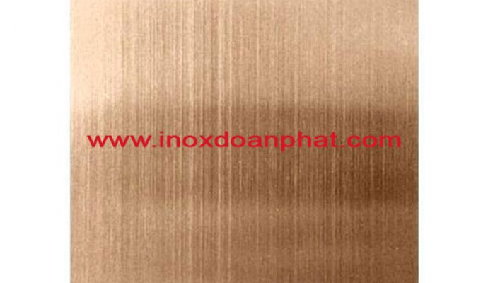 Inox xước HL/NO4 màu đồng